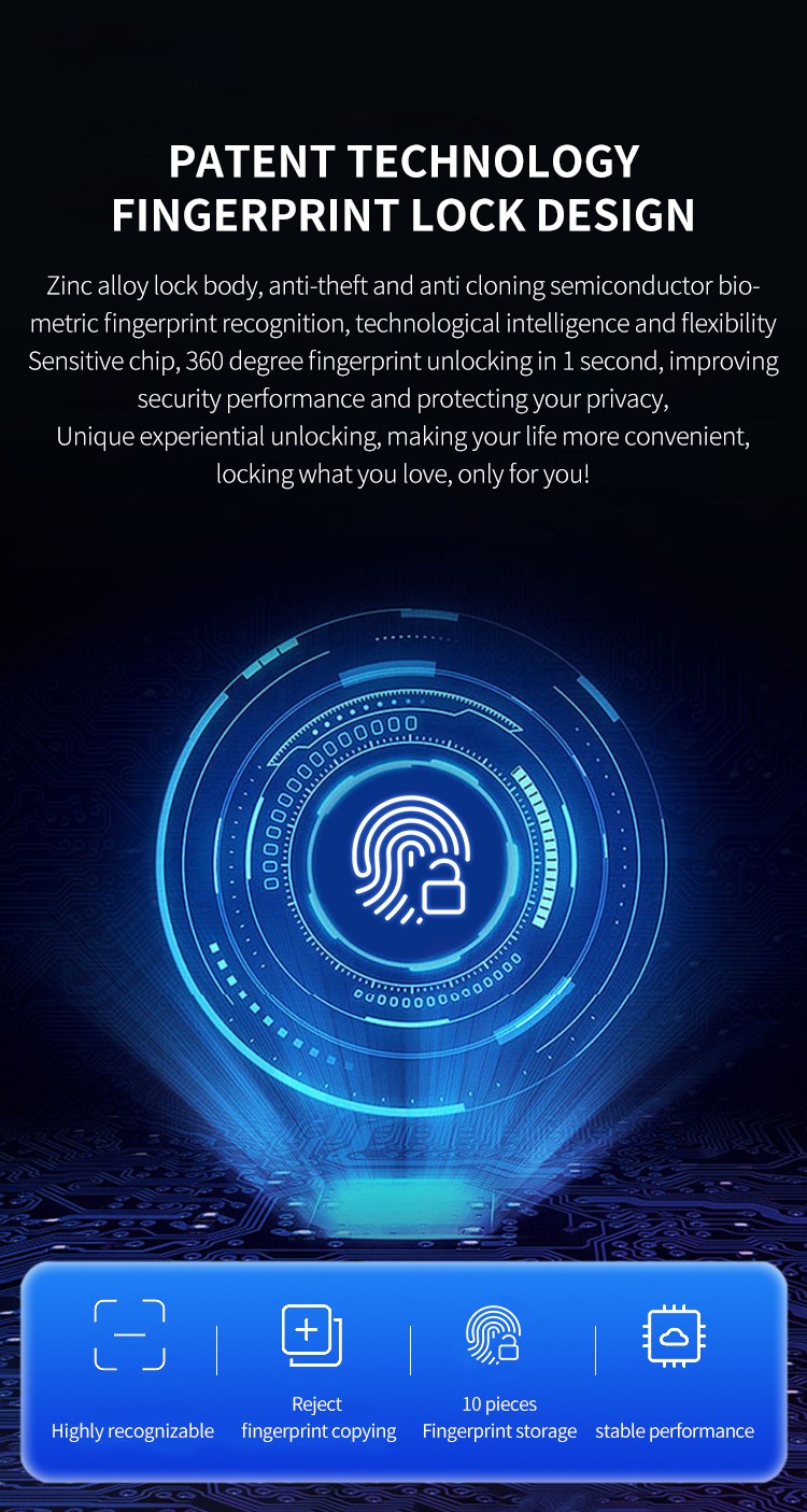 Fingerprint lock technology information